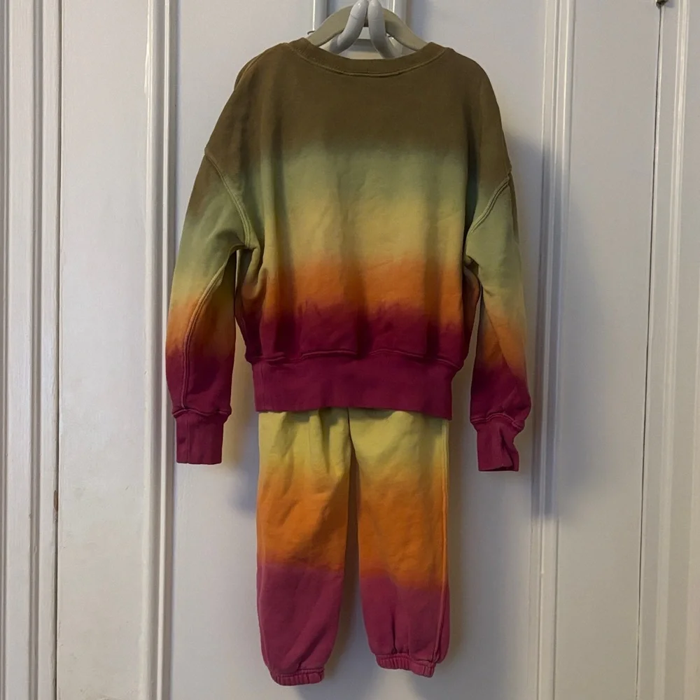 Polo by Ralph Lauren Kids Tie-Dye Set - Green, Orange, Pink